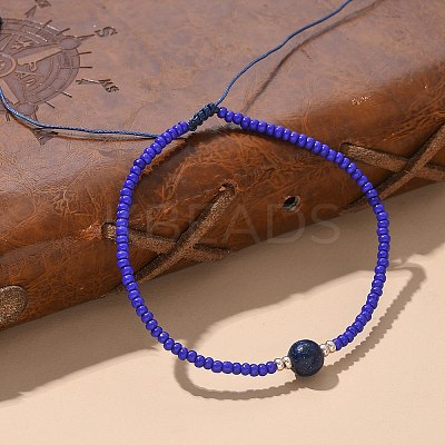 Nylon Thread Braided Beads Bracelets BJEW-JB04346-1