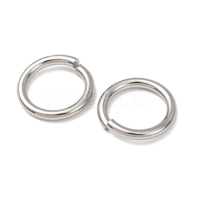 Tarnish Resistant 304 Stainless Steel Open Jump Rings STAS-R065-41-1