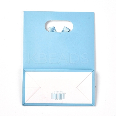Paper Gift Bags with Ribbon Bowknot Design CARB-TAC0001-01E-1