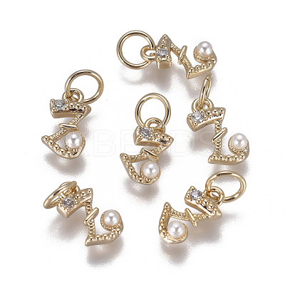 Brass Charms KK-L179-08Z-G-1