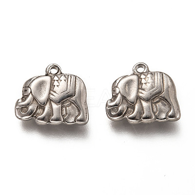 Non-Tarnish 201 Stainless Steel Pendants X-STAS-H125-17P-1