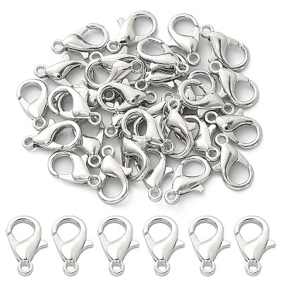 Zinc Alloy Lobster Claw Clasps FIND-YW0001-71P-1