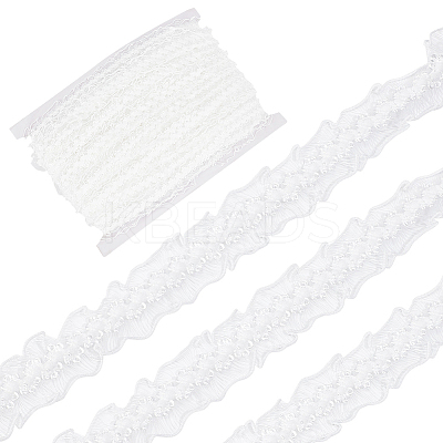 40M Elastic Lace Trim OCOR-WH0003-005A-1