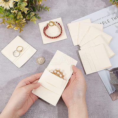 10Pcs 5 Colors Microfiber Jewelry Pouches ABAG-NB0001-70-1