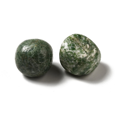 Natural Green Spot Jasper Beads G-G979-A13-1