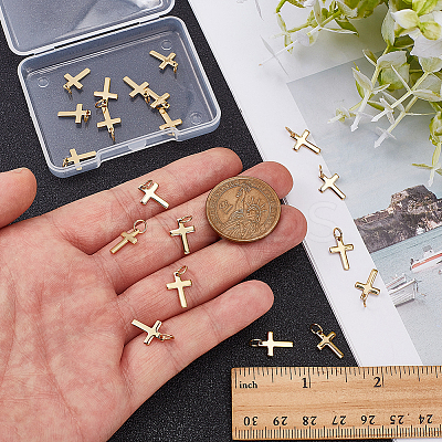 20Pcs Brass Pendants ZIRC-ME0003-73-1