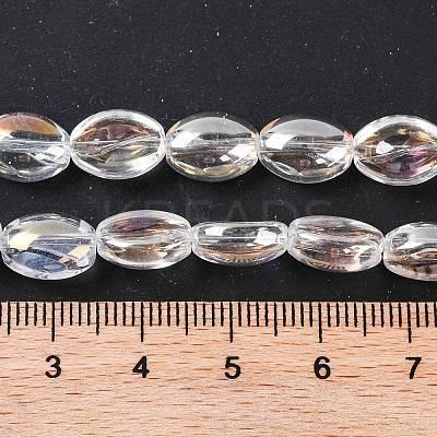 Electroplate Glass Beads Strands EGLA-B005-01A-AB01-1
