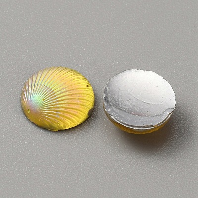 Opaque Resin Cabochons LS-CRES-WH0010-044I-1