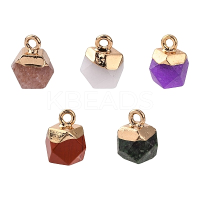 Natural & Synthetic Mixed Stone Charms G-S359-015-1