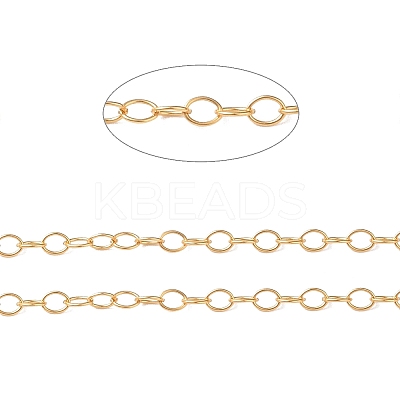 Yellow Gold Filled Cable Chains CHC-M023-04G-1