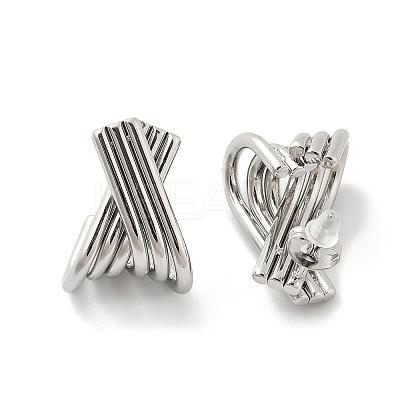 304 Stainless Steel Stud Earrings EJEW-M073-02P-1
