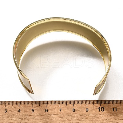 Rack Plating Brass Cuff Bangles LS-BJEW-A137-02G-1