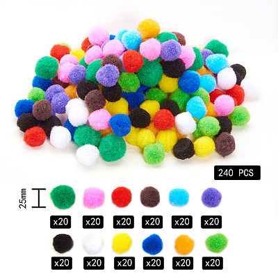DIY Pom Pom Ball Decoration Making Kits DIY-SZ0001-39B-1