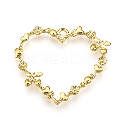 Rack Plating Alloy Open Back Bezel Pendants PALLOY-Q351-67G-FF-1
