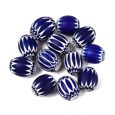 Handmade Millefiori Glass Barrel Beads LS-LA-N002-18C-1