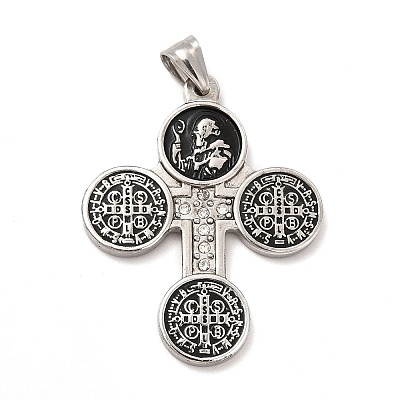 304 Stainless Steel Religion Big Pendants STAS-E184-21P-1