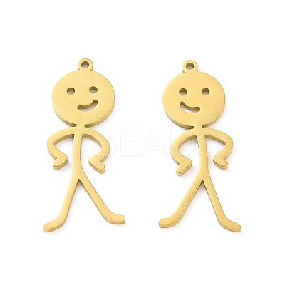 Ion Plating(IP) 304 Stainless Steel Pendants STAS-C003-06G-1