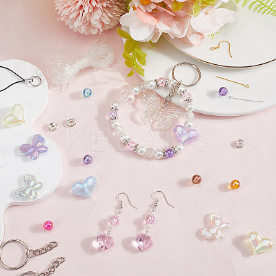 DIY Acrylic Beads Mobile Phone Strap Making Kits DIY-SP0003-34-1