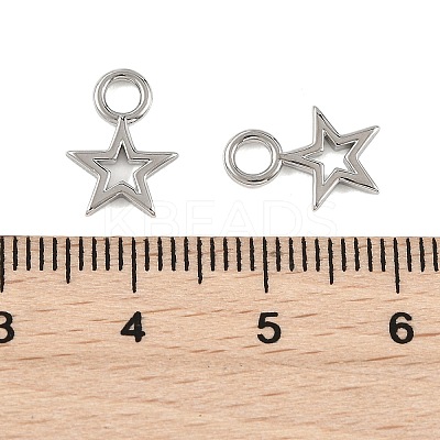 SHEGRACE Brass Star Charms XGR0160P-101P-1