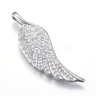 316 Surgical Stainless Steel Big Pendants STAS-P114-08P-1