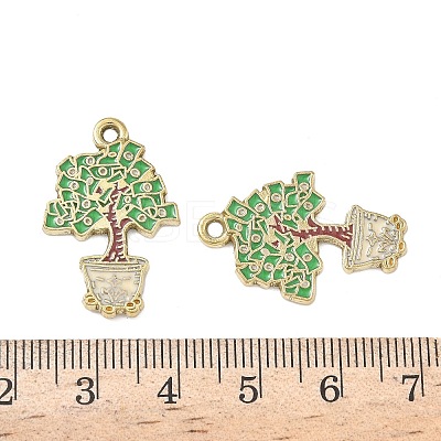 Alloy Enamel Pendants ENAM-I082-01G-02-1