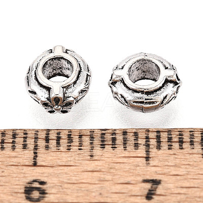 Tibetan Style Alloy Beads TIBEB-T005-06AS-1