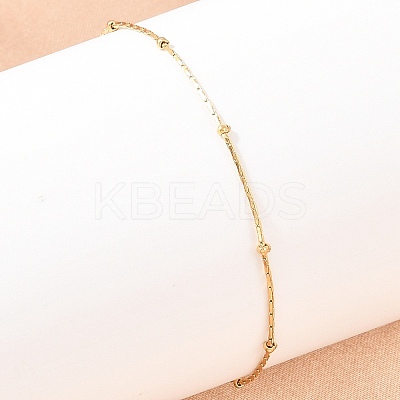 201 Stainless Steel Satellite Chain Bracelets for Women BJEW-G767-01D-G-1