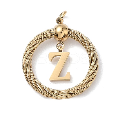 304 Stainless Steel Pendants STAS-D154-01Z-G-1