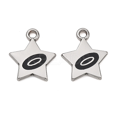 Alloy Enamel Pendants ENAM-G235-10P-01-1