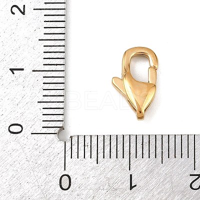 316 Stainless Steel Lobster Claw Clasps STAS-C154-02E-G-1