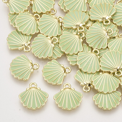 Alloy Enamel Charms X-ENAM-N051-08D-1