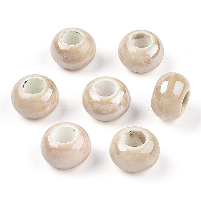 Handmade Porcelain Beads LS-X-PORC-Q219-13x9-F13-1
