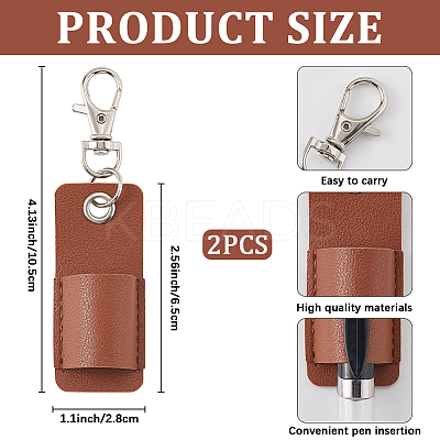 Leather Pendant Decorations KEYC-WH20010-12A-1