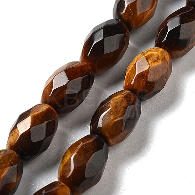Natural Tiger Eye Beads Strands G-P520-C19-01-1