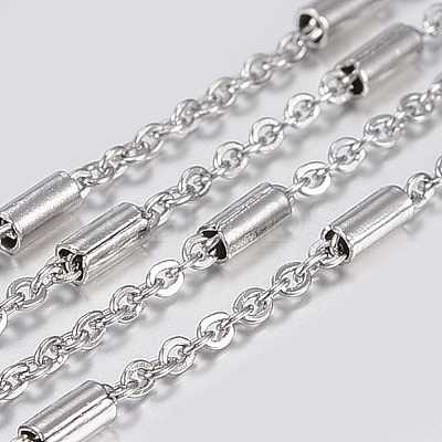 Tarnish Resistant 304 Stainless Steel Cable Chains CHS-K007-07A-1