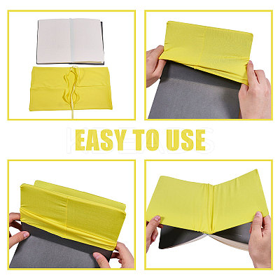 Elastic Cloth Book Cover AJEW-WH0696-009A-1