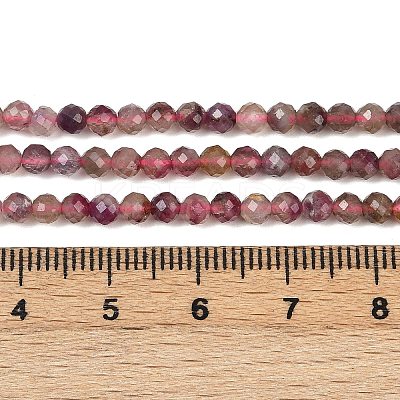 Natural Tourmaline Beads Strands LS-G-RM2025-B31-3mm-1