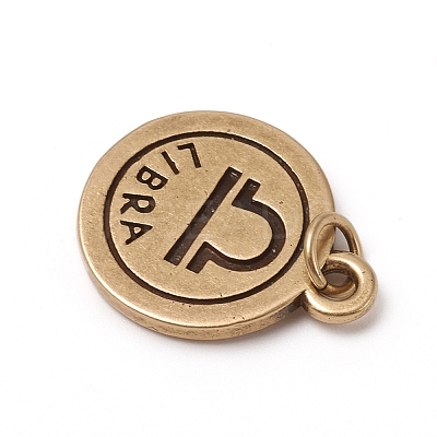 Brass Pendants KK-I668-01AB-12-1