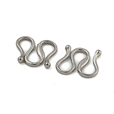 Non-Tarnish 304 Stainless Steel S-Hook Clasps STAS-U007-19A-P-1