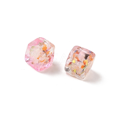 Baking Paint Handmade Gold Sand Lampwork Beads LAMP-P072-01A-07-1