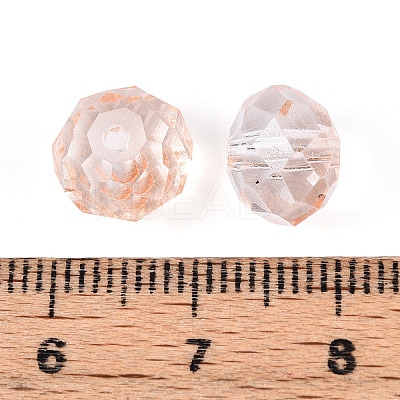 Baking Paint Transparent Glass Beads GLAA-N011-10mm-09-1