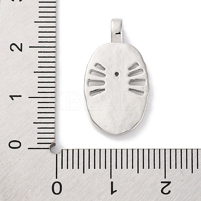 Brass Pendants With Clear Cubic Zirconia KK-S403-04P-1