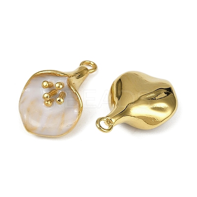 304 Stainless Steel Enamel Pendants STAS-L290-05G-1