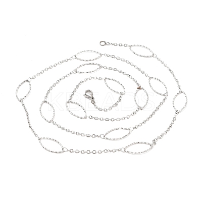 Non-Tarnish 304 Stainless Steel Necklaces STAS-D084-29P-1