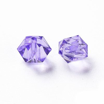 Transparent Acrylic Beads TACR-S154-15B-47-1