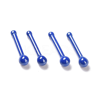 Hypoallergenic Bioceramics Zirconia Ceramic Round Ball Nose Bone Rings AJEW-Z014-03-1