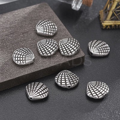 Tibetan Style Alloy Beads TIBEB-A004-007TAS-NR-1