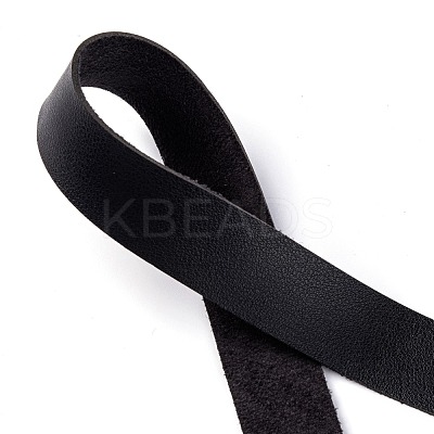 Flat Single Face Imitation Leather Cords LC-WH0002-01F-1