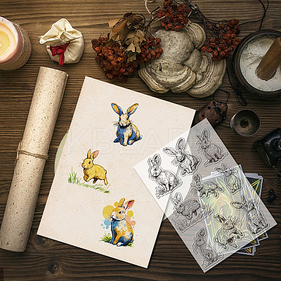 Plastic Stamps DIY-WH20018-0250-1