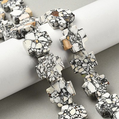 Dyed Synthetic Turquoise Beads Strands G-M448-A01-03-1